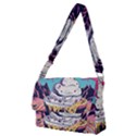 Dessert Chocolate Cream Full Print Messenger Bag (M) View1