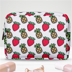 Strawberries Pineapples Fruits Make Up Pouch (medium) by Loisa77