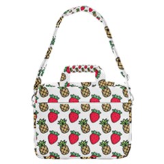 Strawberries Pineapples Fruits Macbook Pro 15  Shoulder Laptop Bag by Loisa77