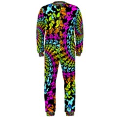 3d Grateful Dead 90 s Neon Dancing Bears Onepiece Jumpsuit (men) by Perong