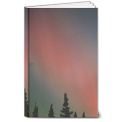 Aurora Borealis Alaska Sky 8  X 10  Hardcover Notebook by Perong