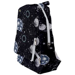 Glittering Planets Space Galaxy Glitter Black Travelers  Backpack by Perong