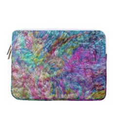 Abstract Candies 13  Vertical Laptop Sleeve Case With Pocket by kaleidomarblingart