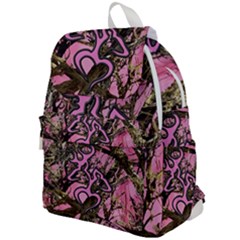 Pink Browning Deer Glitter Camo Top Flap Backpack by Perong