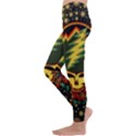 Grateful Dead Scarlet Fire Kids  Lightweight Velour Leggings View2