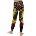 Grateful Dead Scarlet Fire Kids  Lightweight Velour Leggings View4