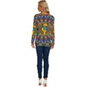 Dead Dancing Bears Grateful Dead Pattern Long Sleeve Crew Neck Pullover Top View4