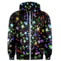 Christmas-star-gloss-lights-light Men s Zipper Hoodie View1