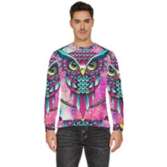 Owl Dreamcatcher Men s Fleece Sweatshirt by Grandong