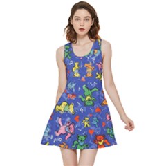 Grateful Dead Bears Inside Out Reversible Sleeveless Dress by Perong