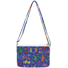 Grateful Dead Bears Double Gusset Crossbody Bag by Perong