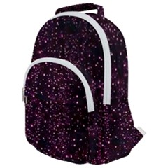 Glitter Light Lights Pastel Pattern Style Texture Rounded Multi Pocket Backpack by Perong