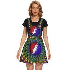 Grateful Dead Bear Pattern Apron Dress by Maspions