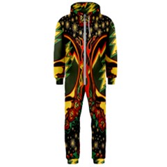 Grateful Dead Steal Your Face Deadhead Hippie Logo Music Hooded Jumpsuit (men) by Perong