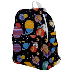 Space Galaxy Art Cute Art Top Flap Backpack by Perong