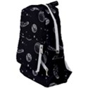 Black Space Drawing Art Planet Drawing Stars Black Space Galaxy Outer Space Travelers  Backpack View1