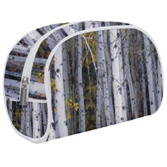 White Birch Trees Autumn Make Up Case (medium) by Perong