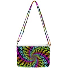 3d Grateful Dead 90 s Neon Dancing Bears Double Gusset Crossbody Bag by Perong