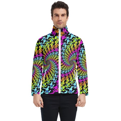 3d Grateful Dead 90 s Neon Dancing Bears Men s Bomber Jacket by Perong