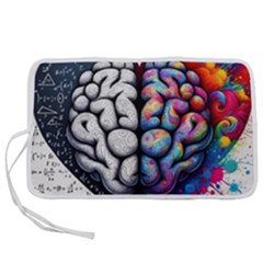 Brain Heart Math Pen Storage Case (m) by Salmanaz77