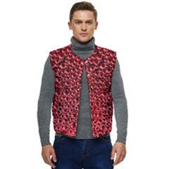 Drops Water Drops Trypophobia Men s Button Up Puffer Vest	 by Salmanaz77