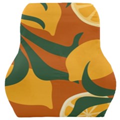 Lemon Citrus Fruit Summer Painting Drawing Car Seat Back Cushion  by Grandong