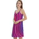 Spiral Swirl Pattern Light Circle Mini Camis Dress With Pockets View2