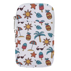 Summer Pineapple Fruit Tropical Waist Pouch (large) by Paksenen