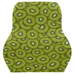 Kiwi Fruit Pattern Green Background Car Seat Back Cushion  by Paksenen