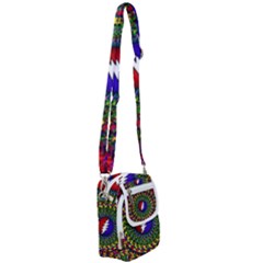 Grateful Dead Bear Pattern Shoulder Strap Belt Bag by Maspions