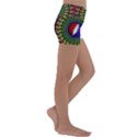 Grateful Dead Bear Pattern Kids  Lightweight Velour Yoga Shorts View3