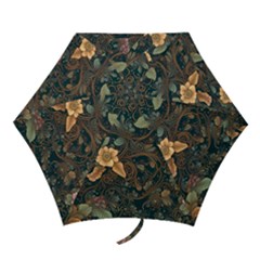 Floral Seamless Pattern Decorative Mini Folding Umbrellas by Paksenen