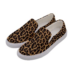 Tiger Skin Art Pattern Women s Canvas Slip Ons by Ket1n9