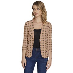 Olimedbege Women s One-button 3/4 Sleeve Short Jacket by snowwhitegirl