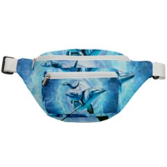 Dolphin Blue Sea Fantasy Fanny Pack by Maspions