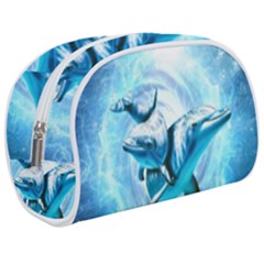 Dolphin Blue Sea Fantasy Make Up Case (medium) by Maspions