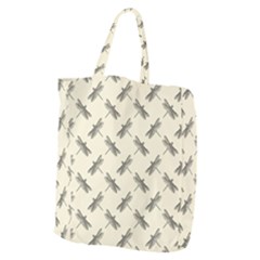 Dragonfy Insect Pattern Giant Grocery Tote by Maspions