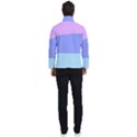 Pastel Colour, Blue, Lilac, Orange, Pastel, Pink, Romance Men s Bomber Jacket View4