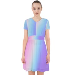 Pastel Rainbow, Color Adorable In Chiffon Dress by kyorashop23