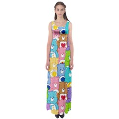 Care Bears, Adorable, Art Empire Waist Maxi Dress by kyorashop23