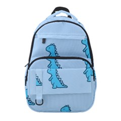 Dinosaur , Cute, Pastel, Carry-on Travel Backpack by kyorashop23