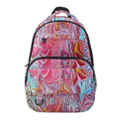 Marbling Art Carry-on Travel Backpack by kaleidomarblingart