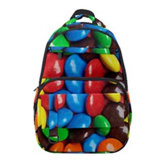 Colorful Candy Background, Close-up Carry-on Travel Backpack by kyorashop23