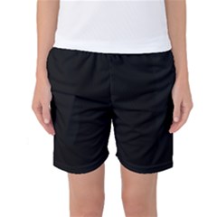 Plain Black Black Women s Basketball Shorts by kyorashop23