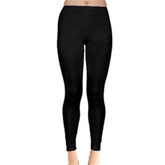 Plain Black Black Inside Out Leggings by kyorashop23