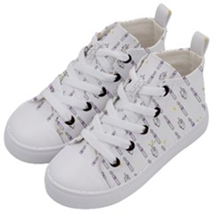 Dreidel Candles Spinning Top Kids  Mid-top Canvas Sneakers by Posterlux