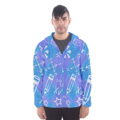 Background Abstract Texture Pattern Men s Hooded Windbreaker by Posterlux