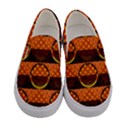 Art Pattern Design Wallpaper Women s Canvas Slip Ons View1