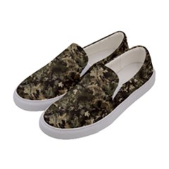 Camouflage Army Survival Uniform Women s Canvas Slip Ons by Posterlux