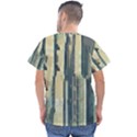 Texture Abstract Buildings Men s V-Neck Scrub Top View2